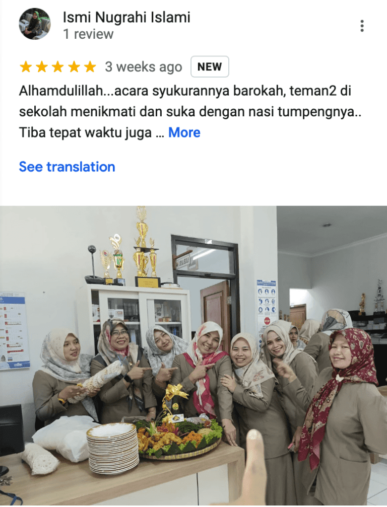Review Tumpeng Bandung Perty