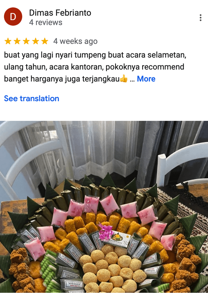 Review Kue Tampah