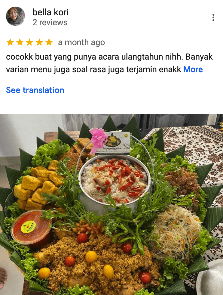 Review Nasi Liwet Tumpeng Bandung