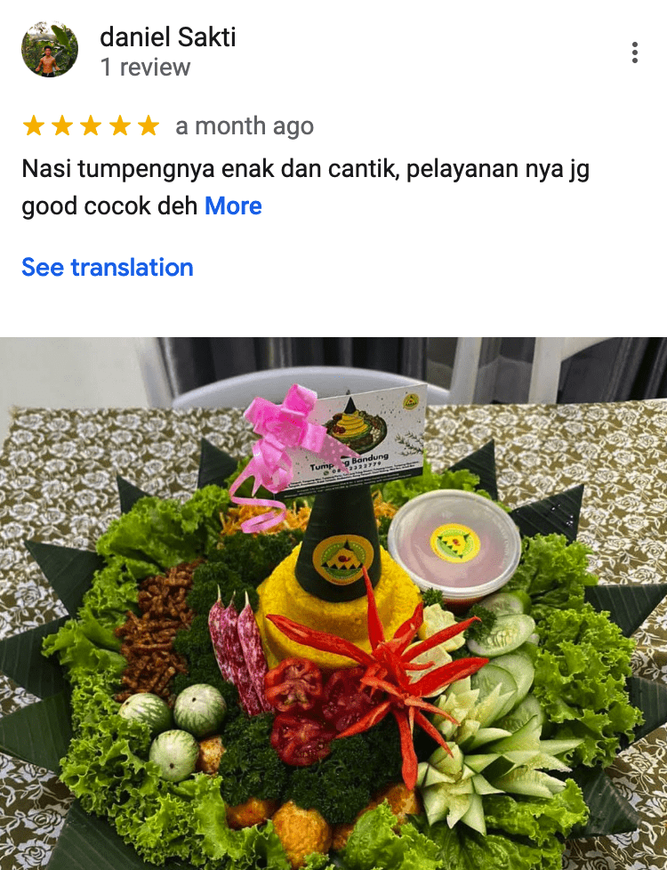 Review Tumpeng Bandung