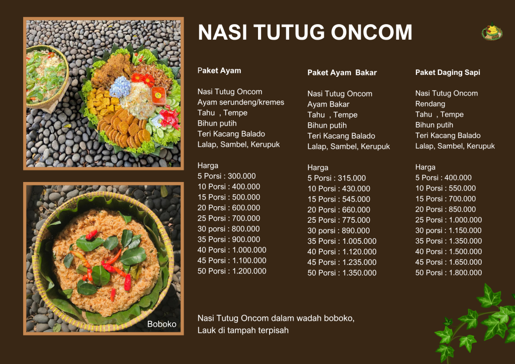 nasi tutug oncom