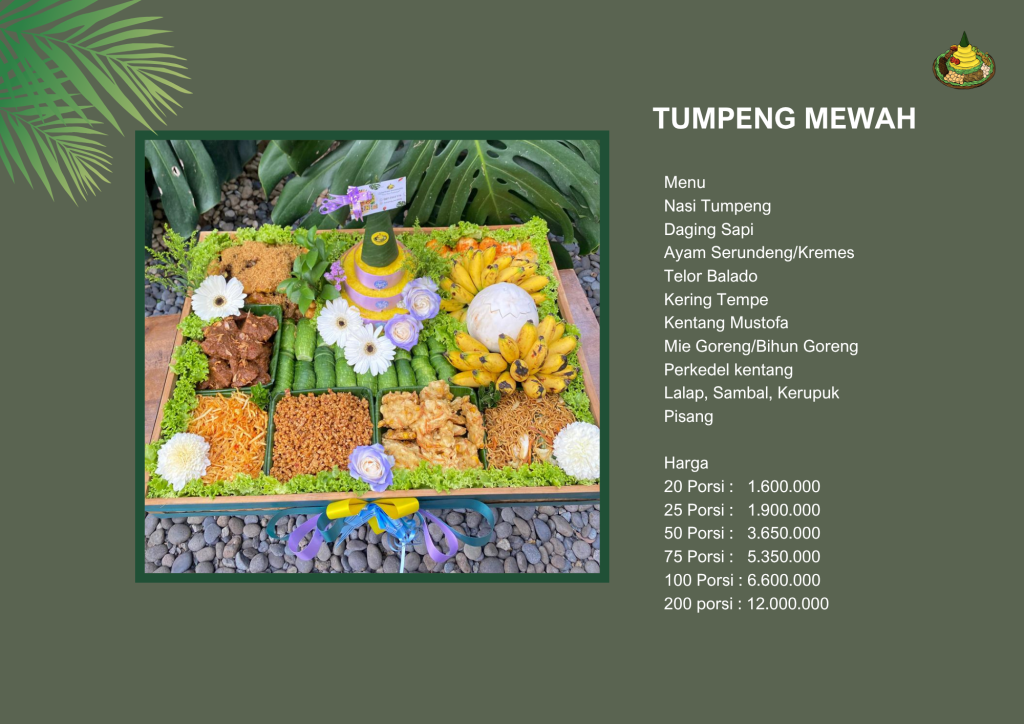 nasi tumpeng mewah