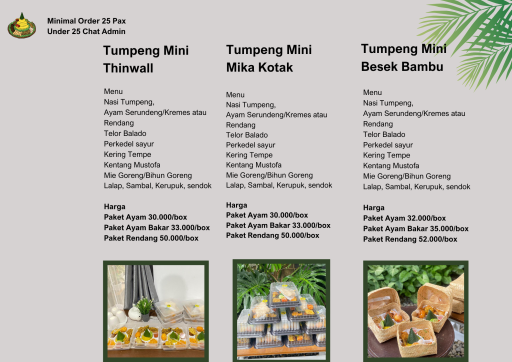 tumpeng mini