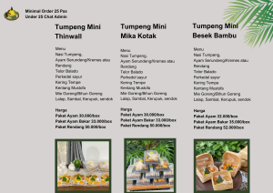 tumpeng mini