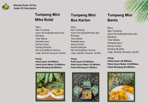 tumpeng mini