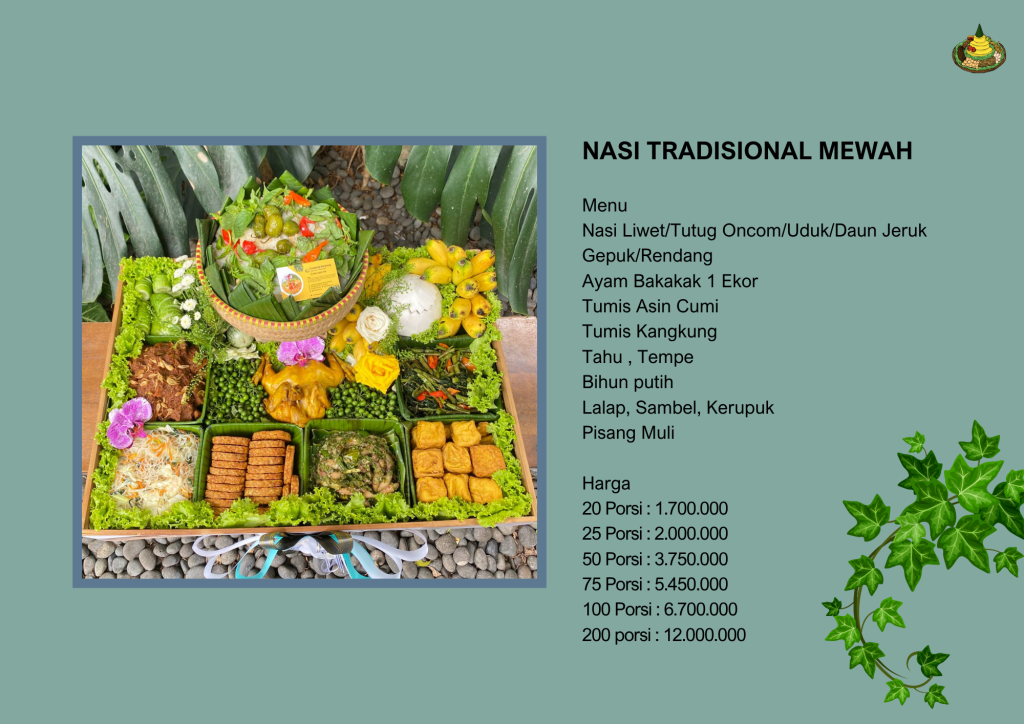 nasi tradisional mewah